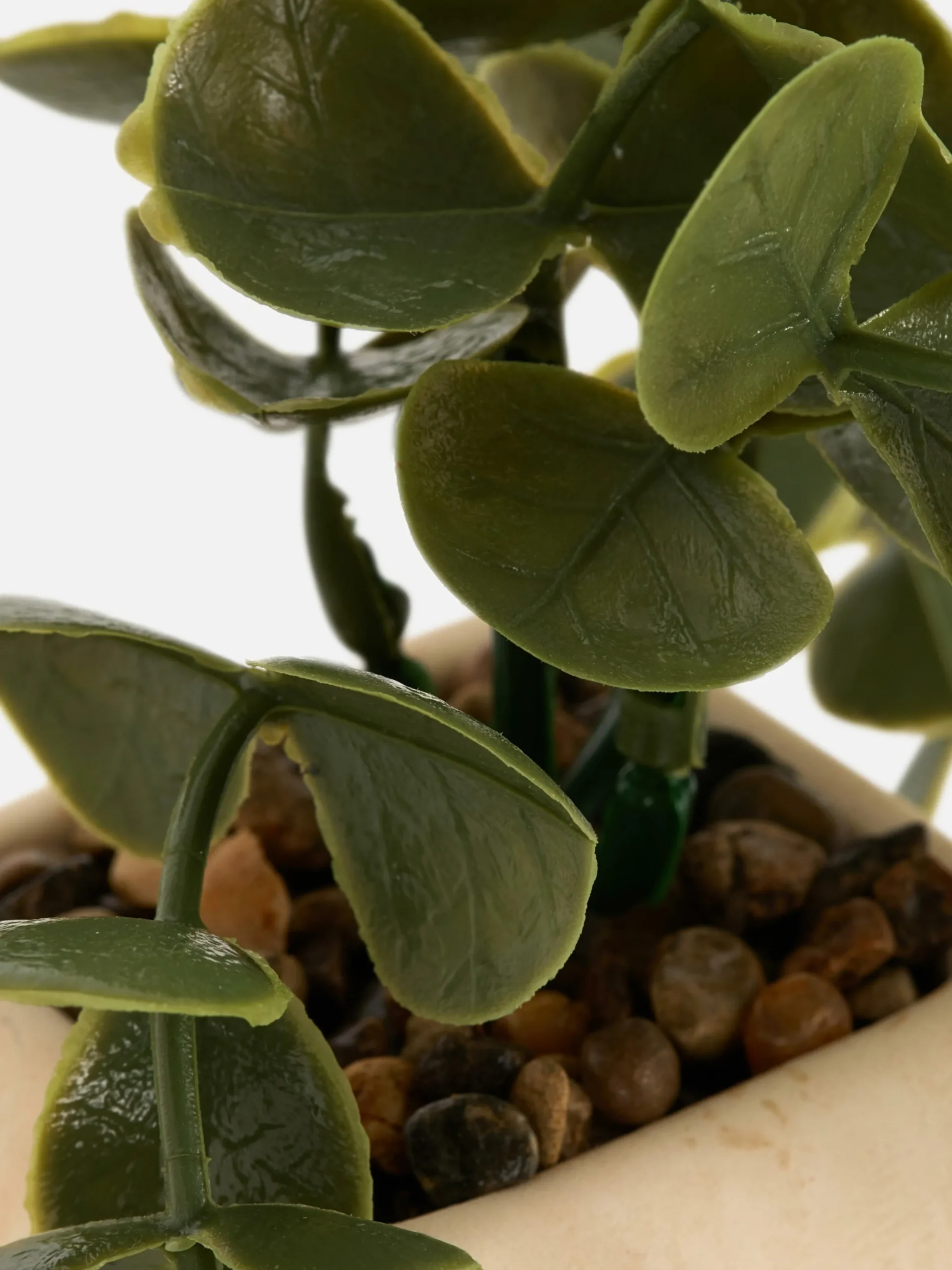 Succulente Artificielle Suspendue Dans Pot Géométrique