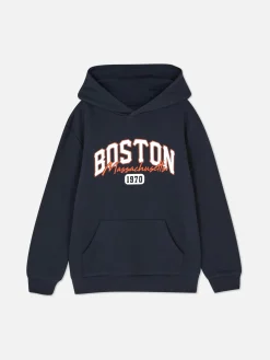 Sweat à Capuche Graphique