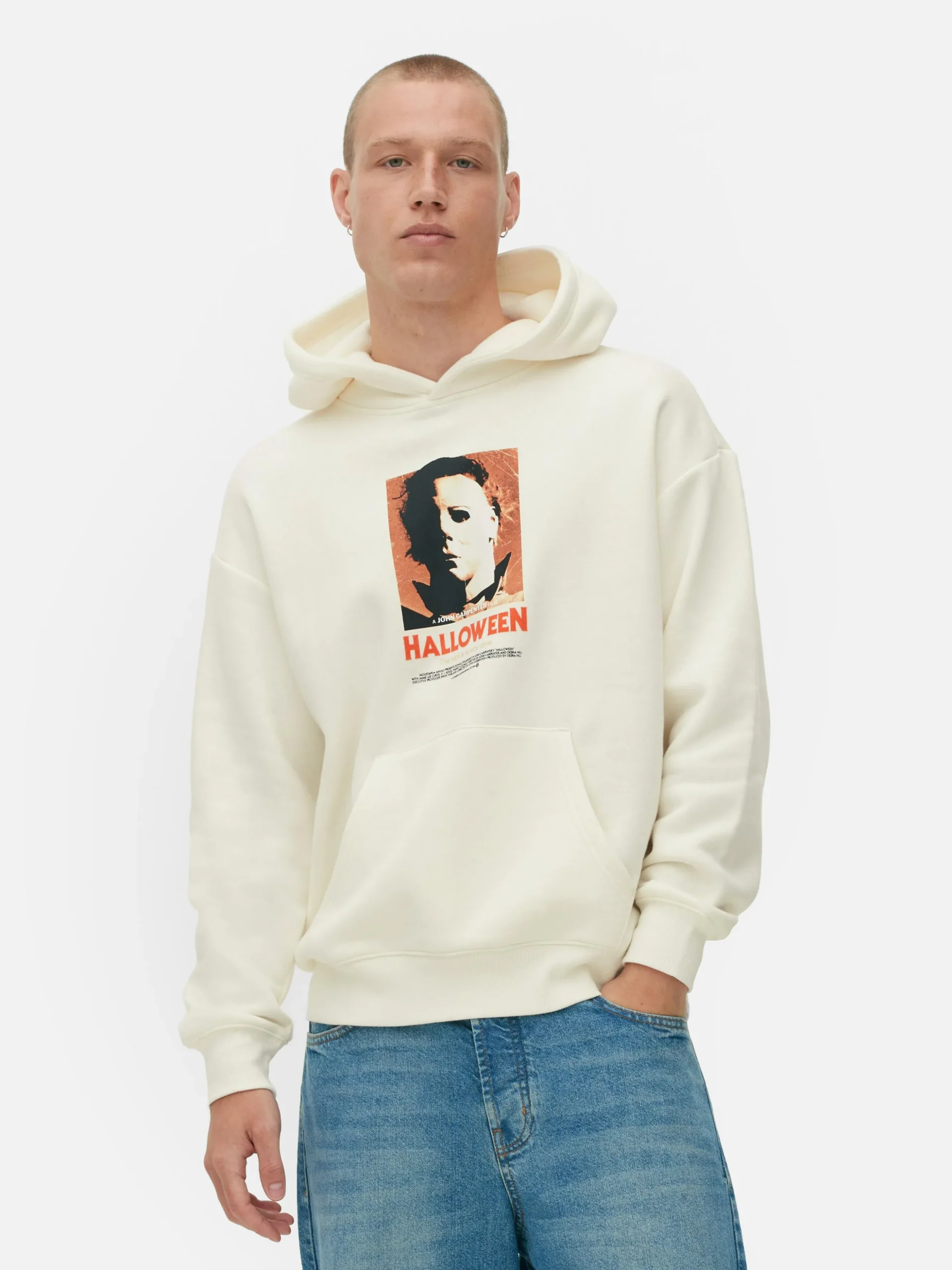 Sweat à Capuche Graphique Halloween Michael Myers