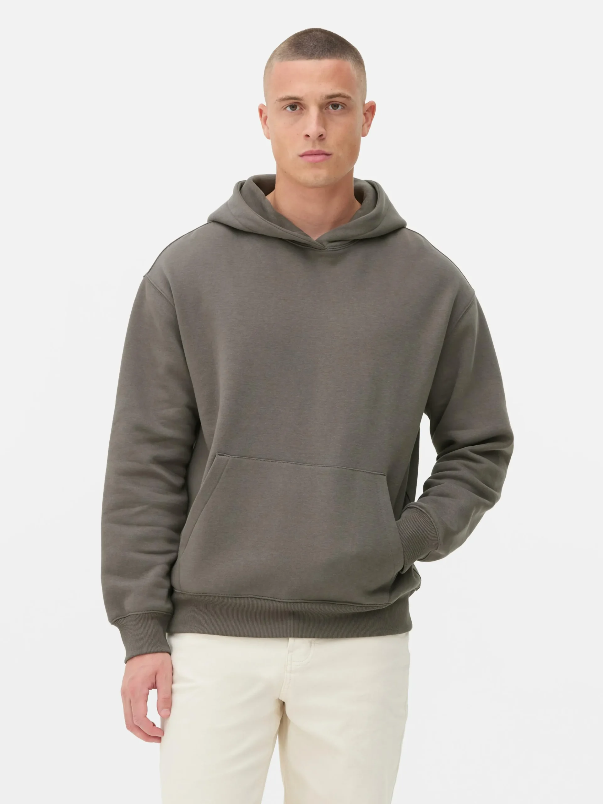 Sweat à Capuche Oversize En Jersey