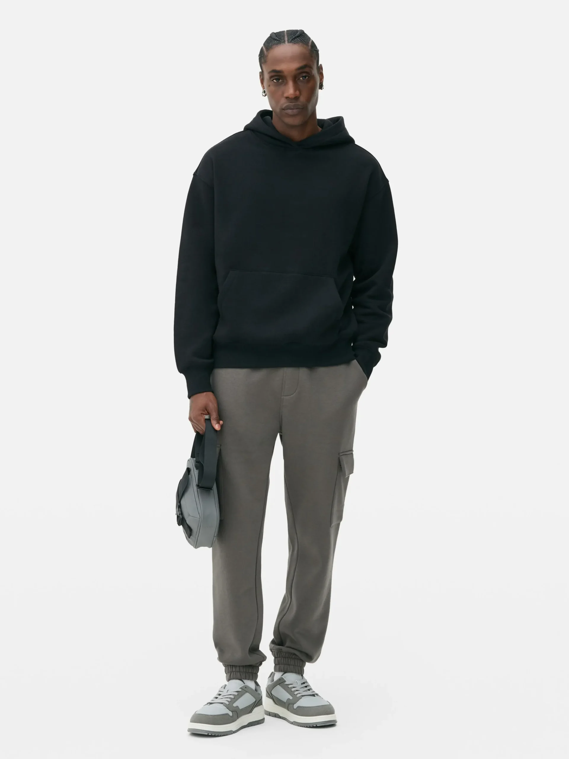 Sweat à Capuche Oversize En Jersey