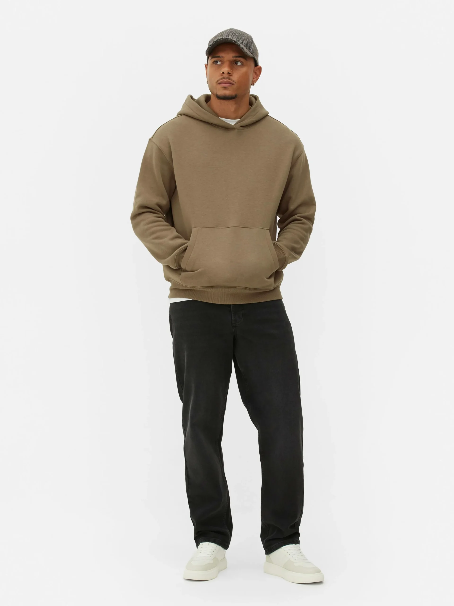 Sweat à Capuche Oversize En Jersey