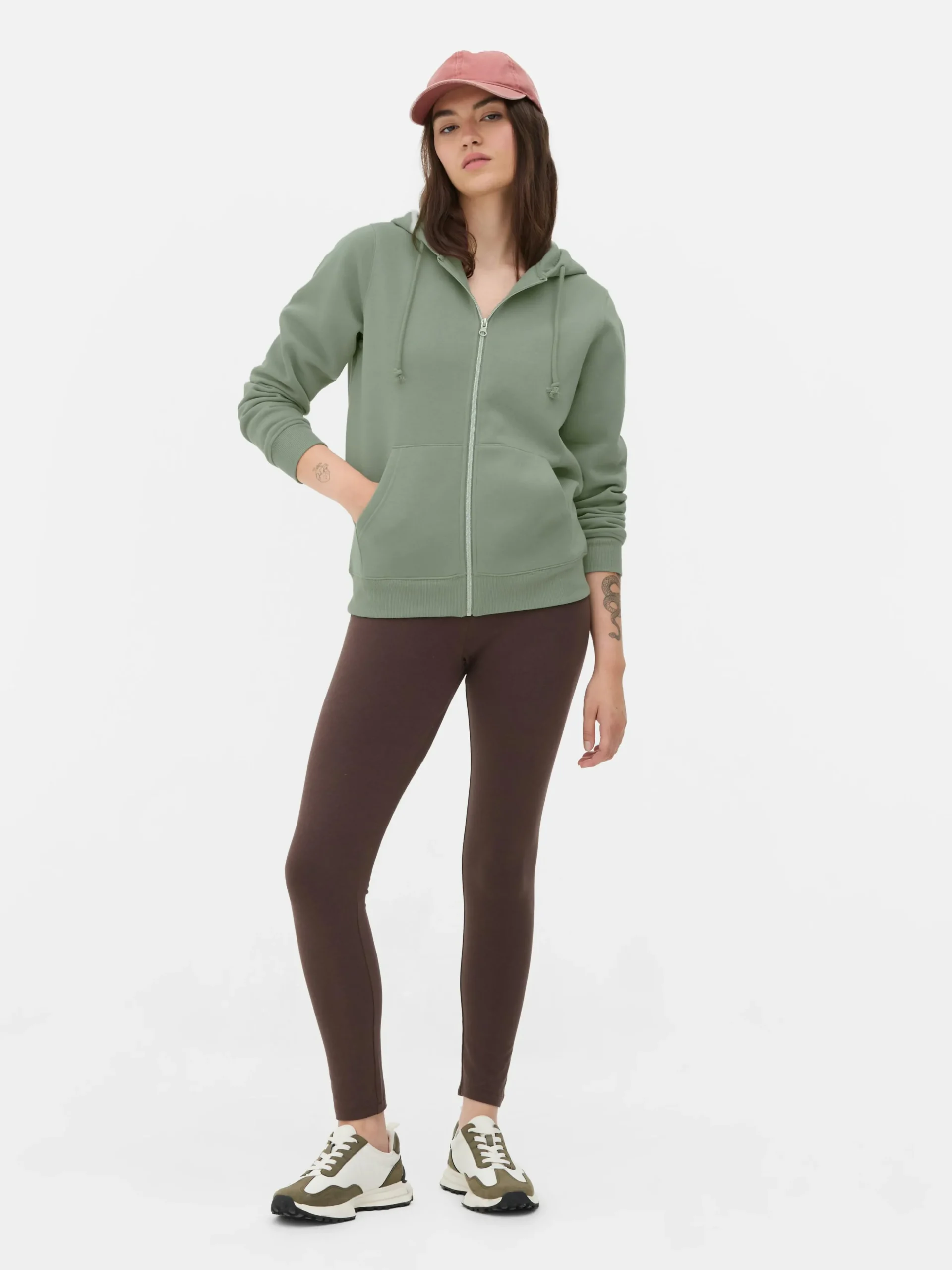 Sweat à Capuche Zippé Essential