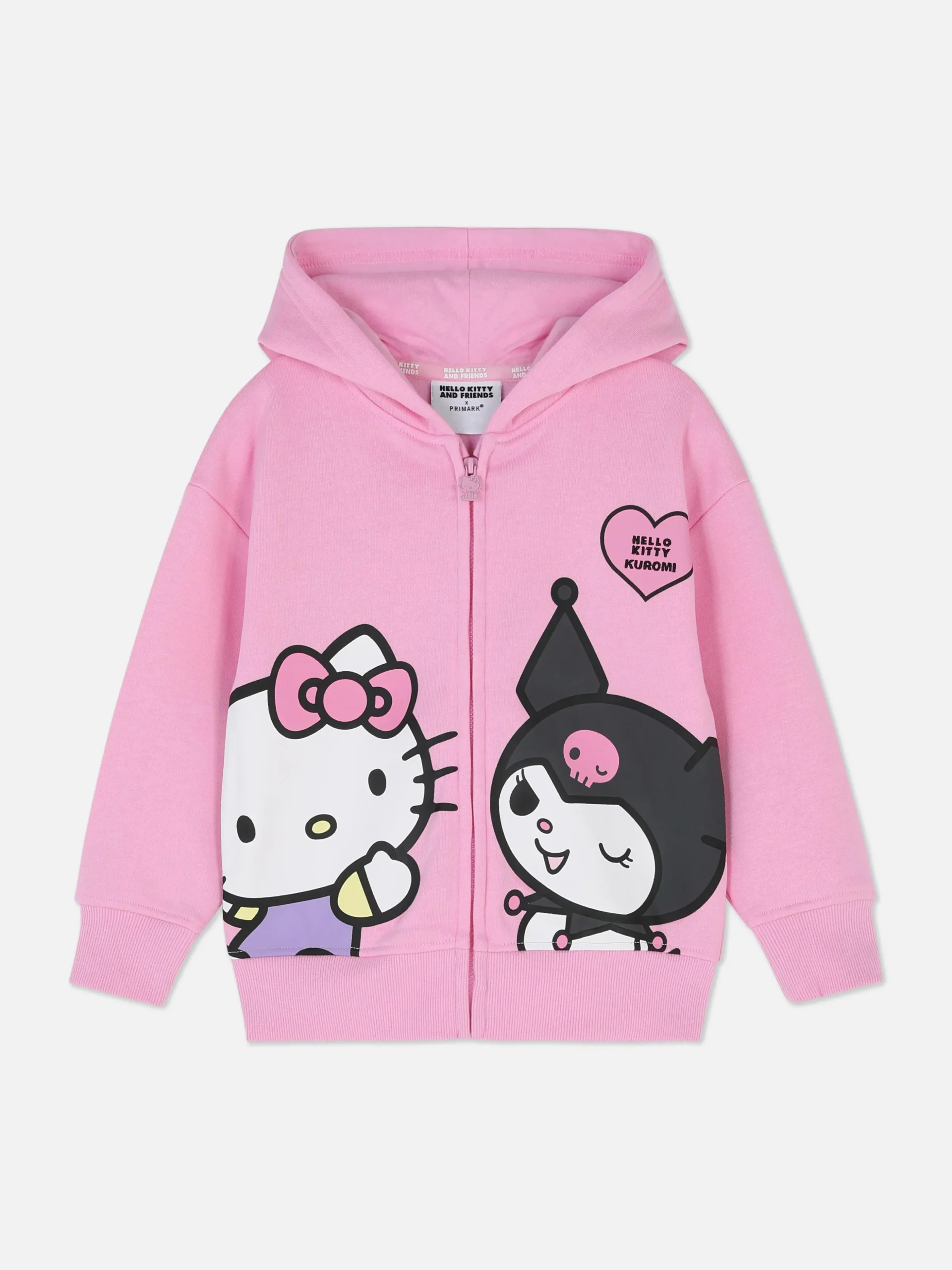 Sweat à Capuche Zippé Hello Kitty And Friends