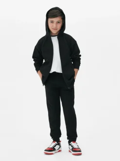 Sweat à Capuche Zippé Texturé Ado