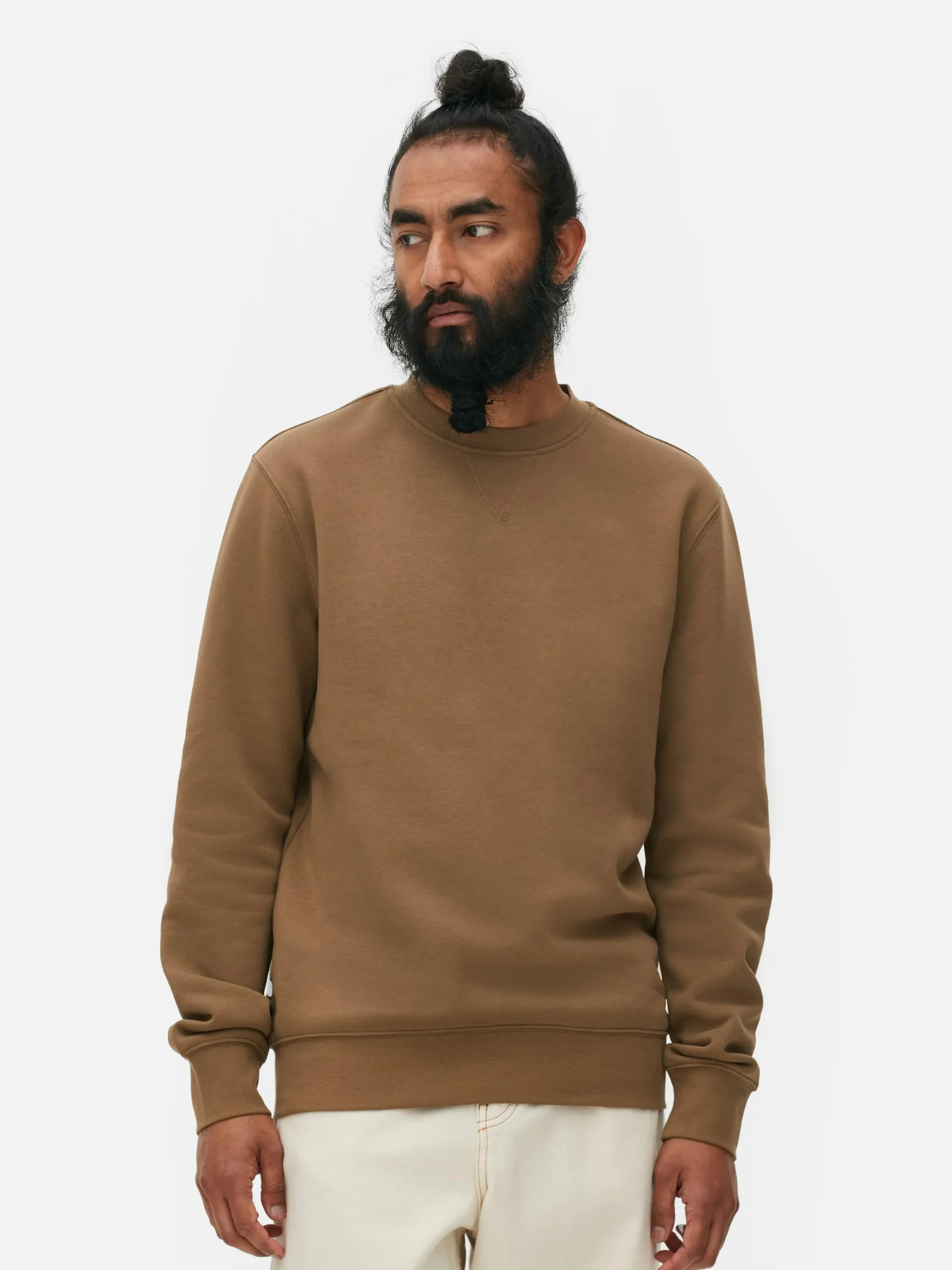 Sweat-shirt à Col Ras-du-cou