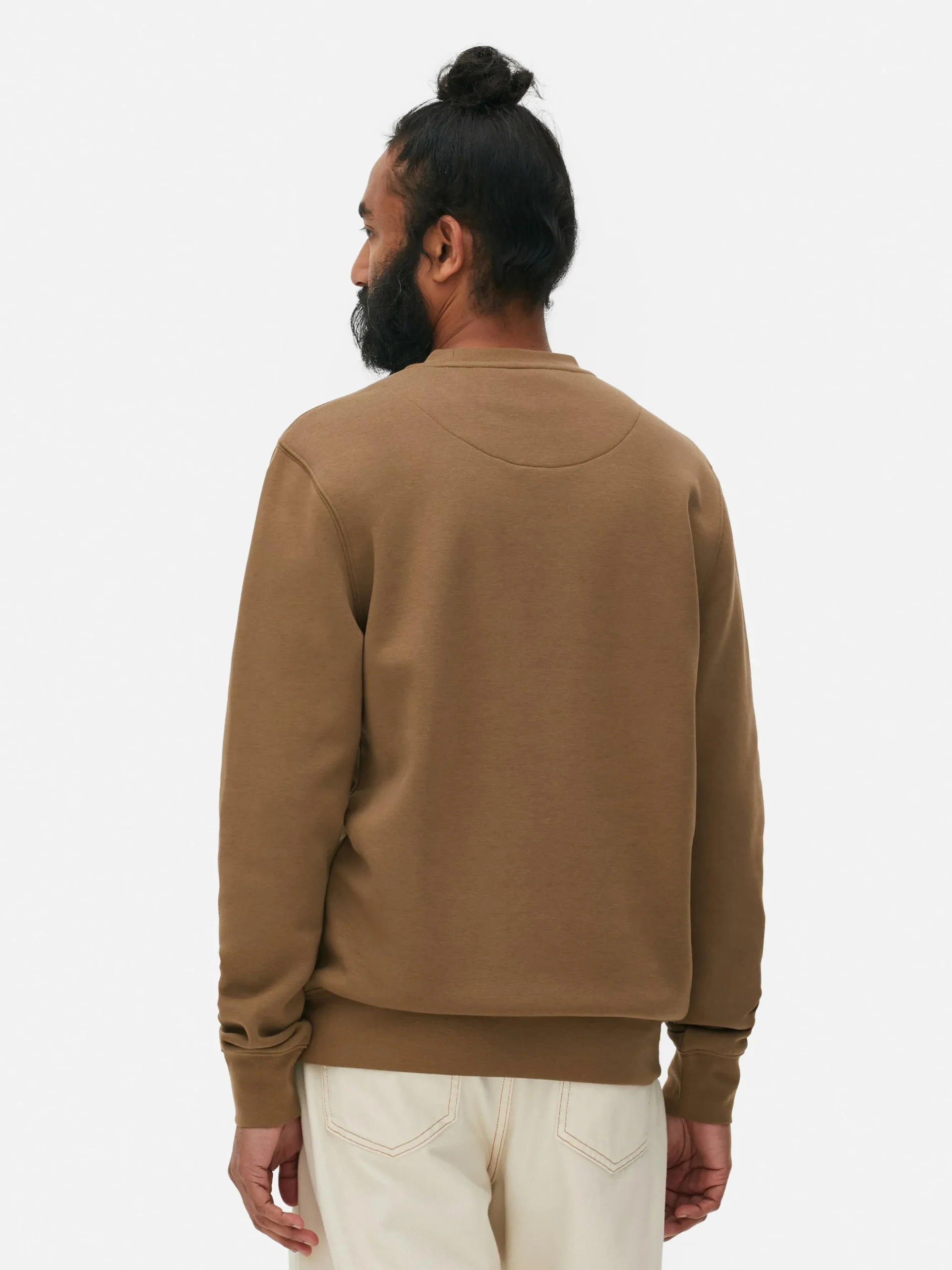 Sweat-shirt à Col Ras-du-cou