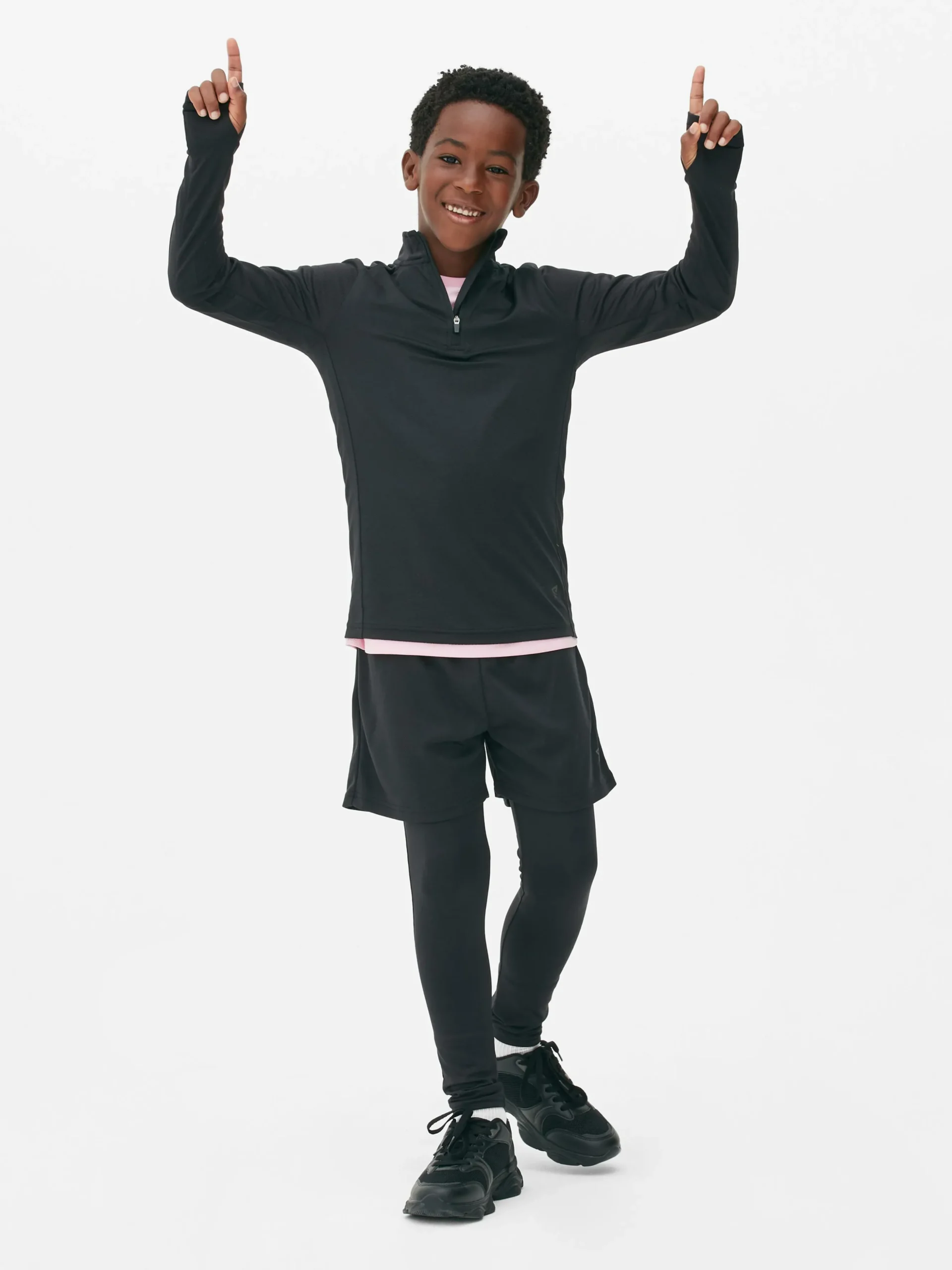 Sweat-shirt à Col Zippé Performance
