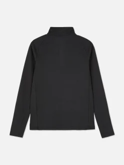 Sweat-shirt à Col Zippé Performance