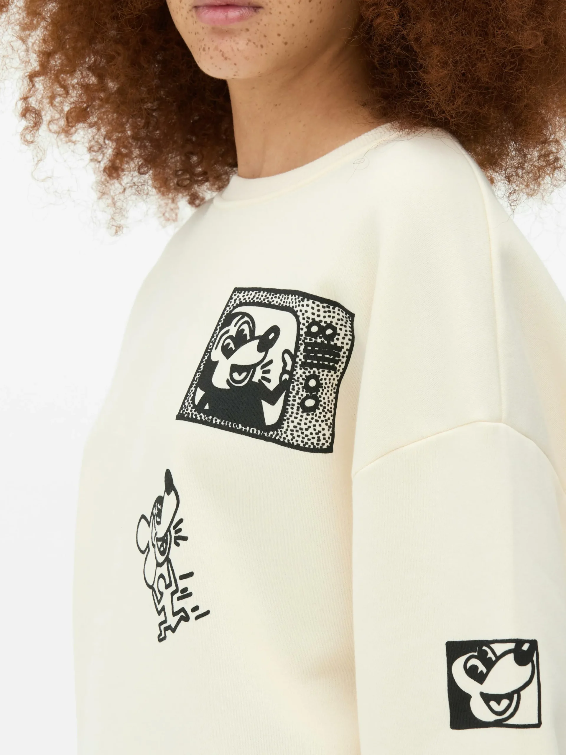 Sweat-shirt Disney Mickey Mouse X Keith Haring
