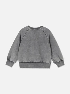 Sweat-shirt Délavé à L'acide