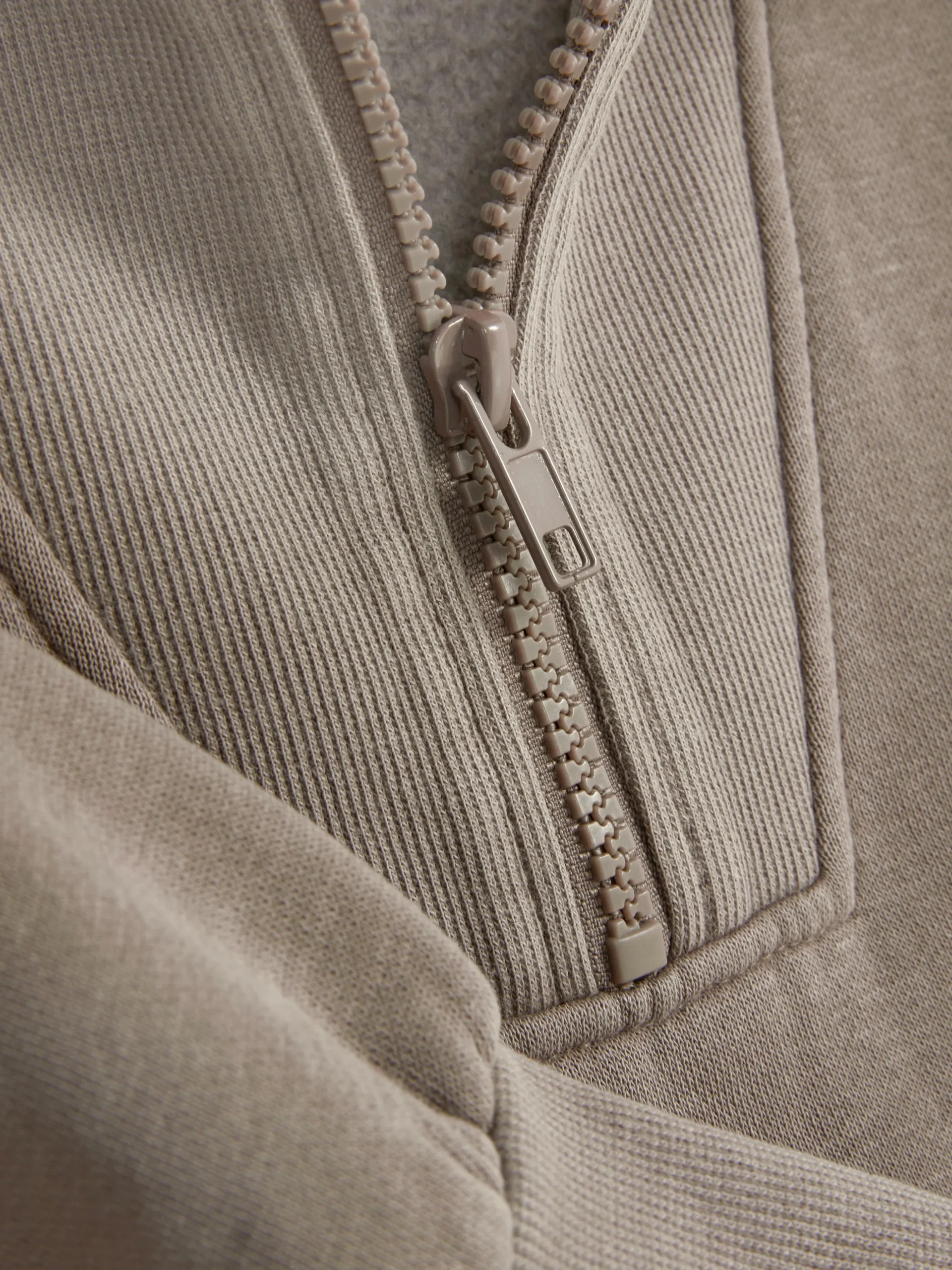 Sweat-shirt Délavé à L'acide à Col Cheminée