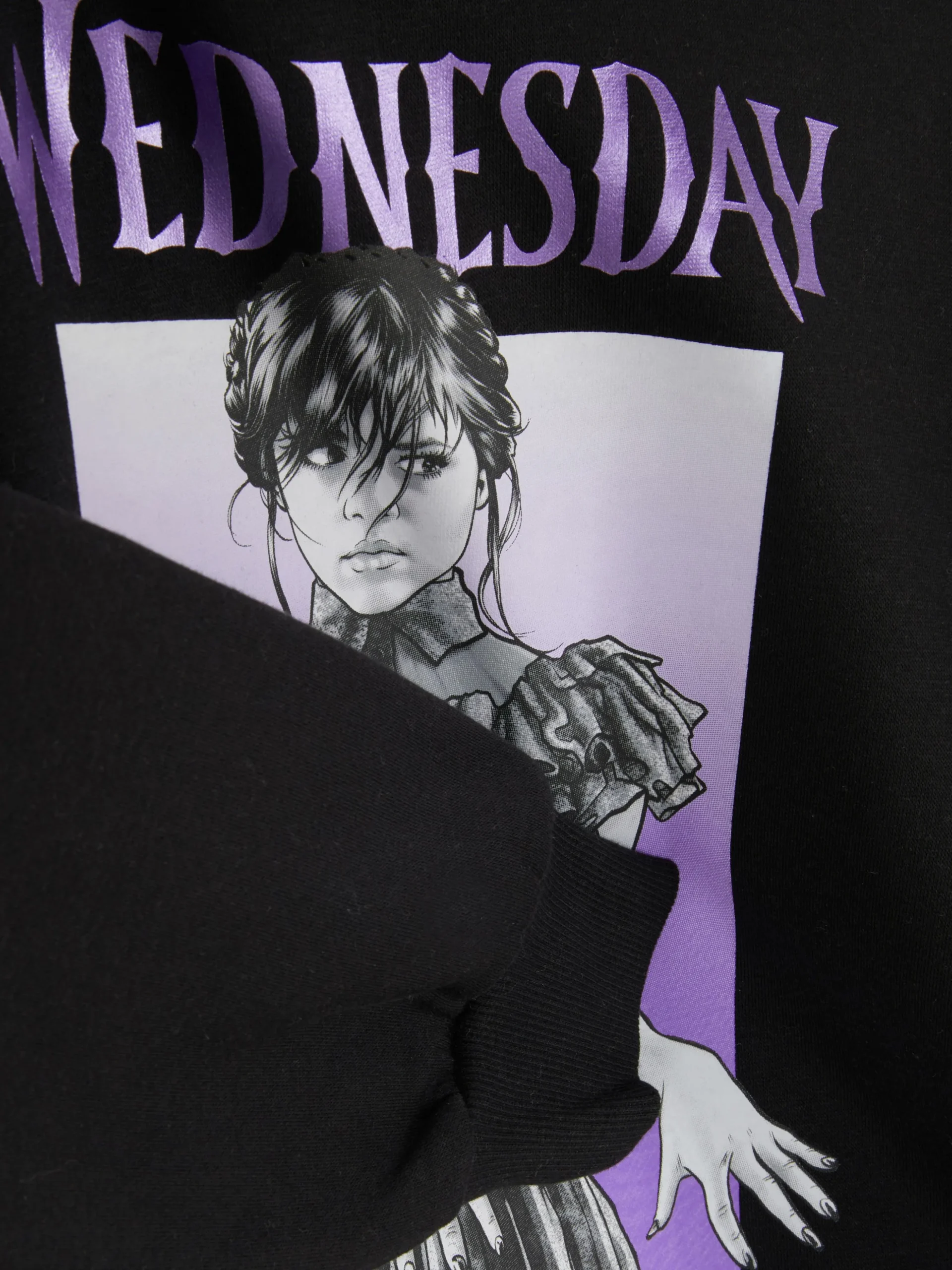Sweat-shirt Graphique Wednesday Addams
