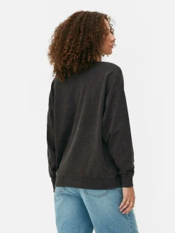 Sweat-shirt Oversize Graphique Les Schtroumpfs
