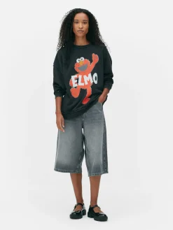 Sweat-shirt Oversize Graphique Sesame Street