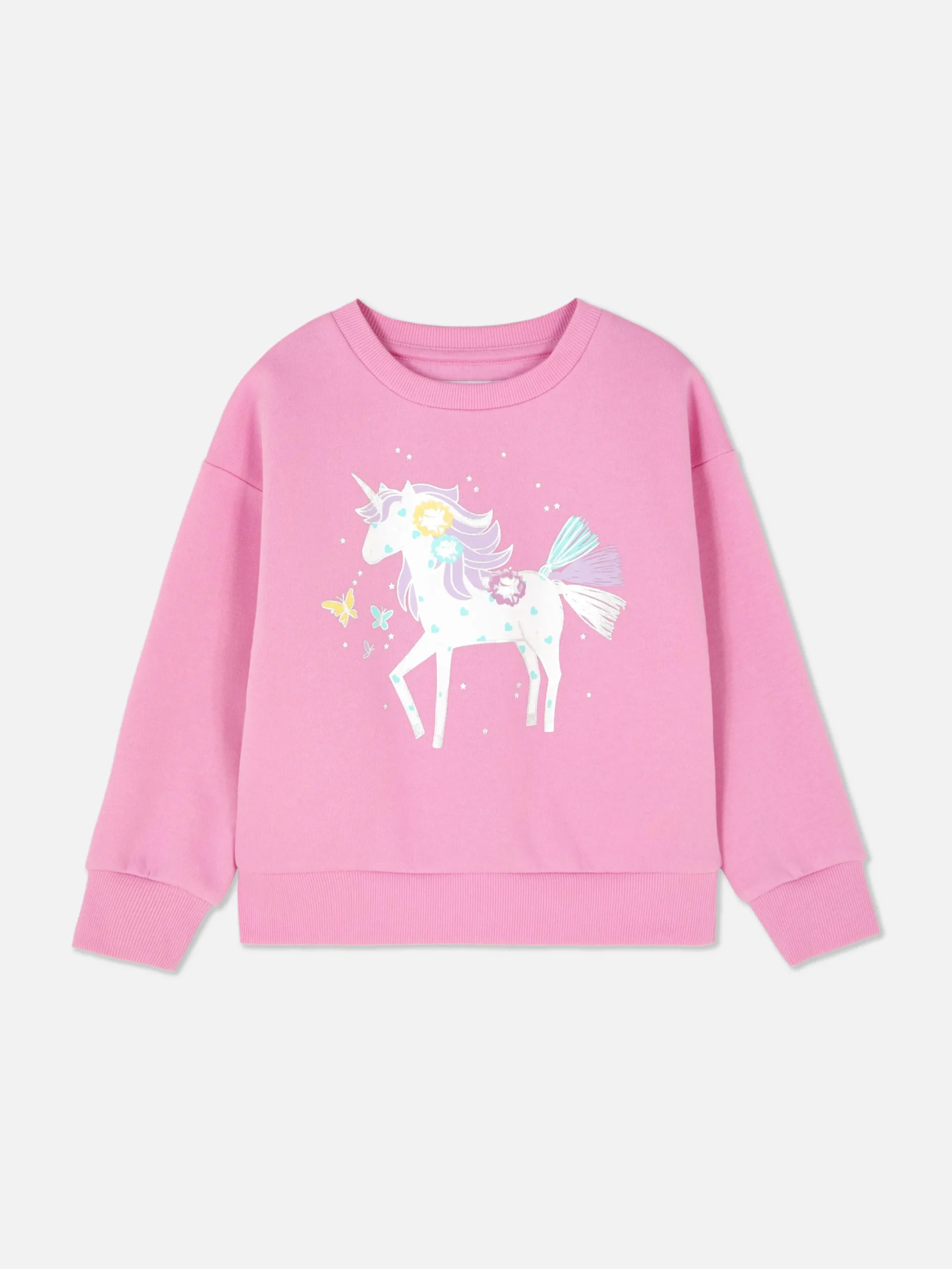 Sweat-shirt Ras Du Cou Graphique