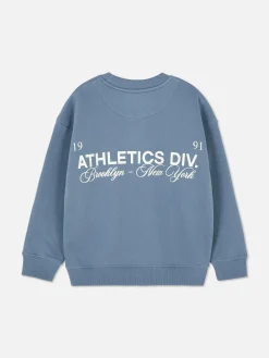 Sweat-shirt Ras Du Cou Graphique