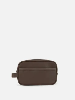 Trousse De Toilette En Simili Cuir