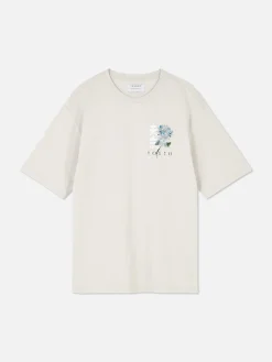 T-shirt à Imprimé Floral Tokyo