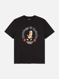 T-shirt à Imprimé Hot-dog
