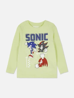 T-shirt à Manches Longues Sonic Le Hérisson