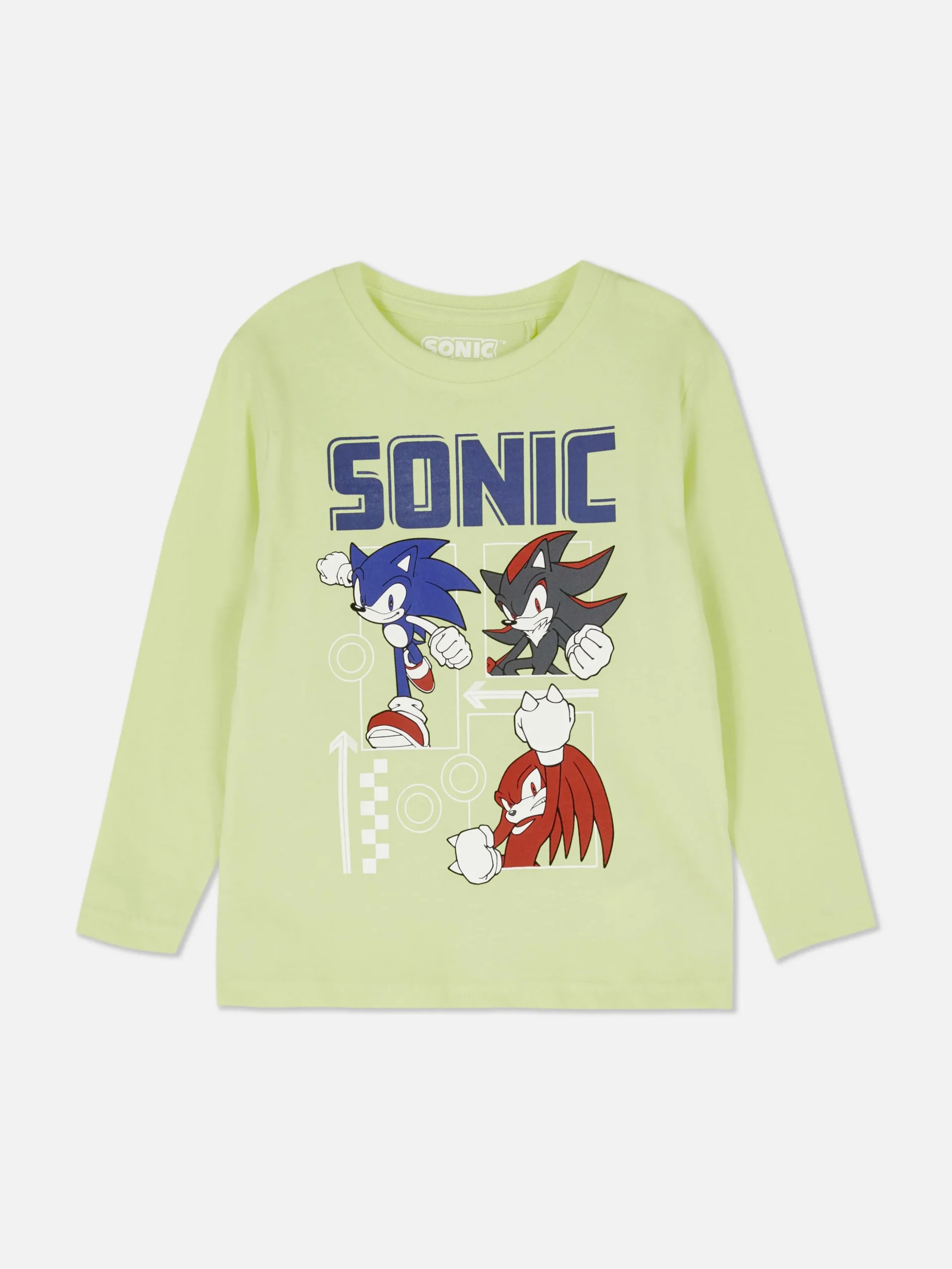T-shirt à Manches Longues Sonic Le Hérisson