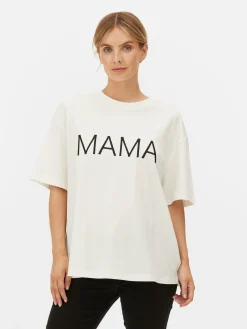T-shirt à Message Maternité