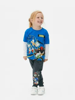 T-shirt Bicolore Sonic Le Hérisson