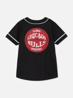 T-shirt Boutonné NBA Chicago Bulls