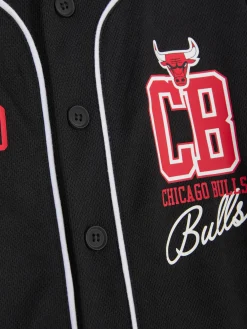 T-shirt Boutonné NBA Chicago Bulls