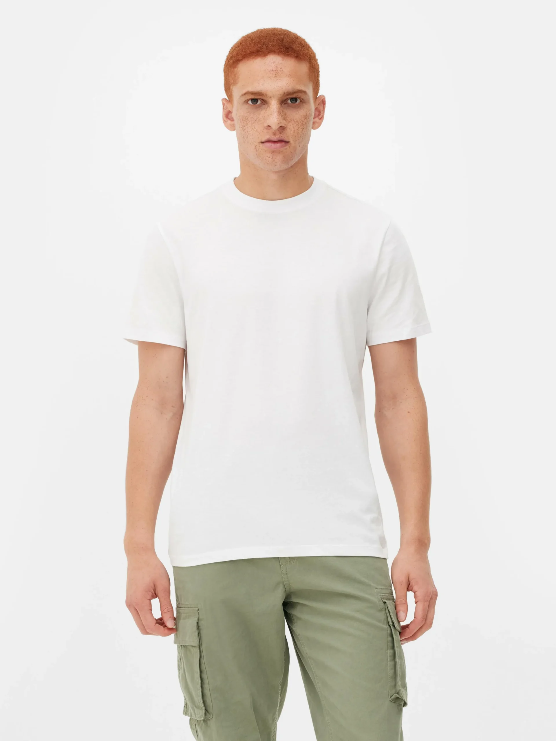 T-shirt Col Ras-du-cou Coupe Regular