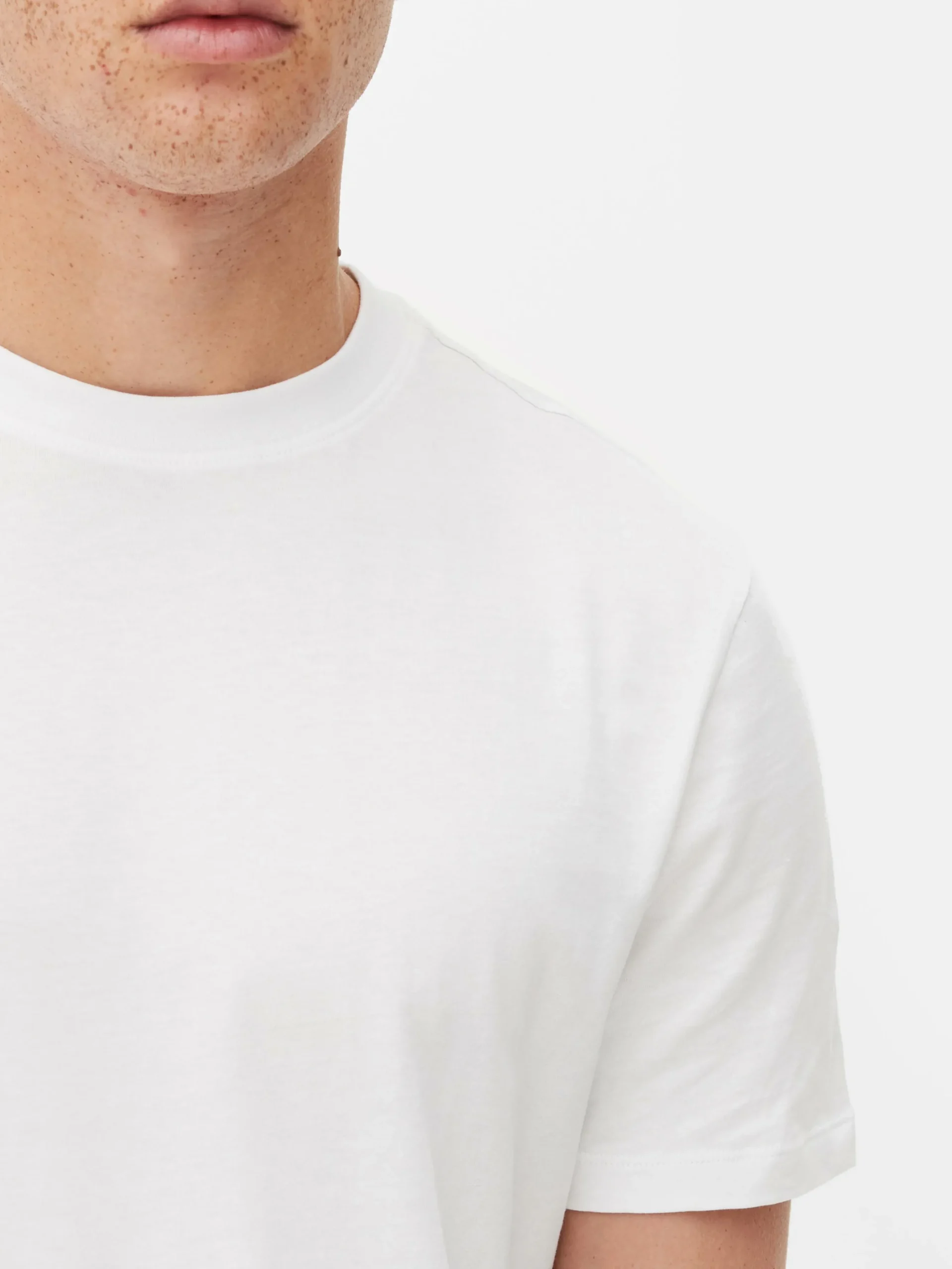 T-shirt Col Ras-du-cou Coupe Regular