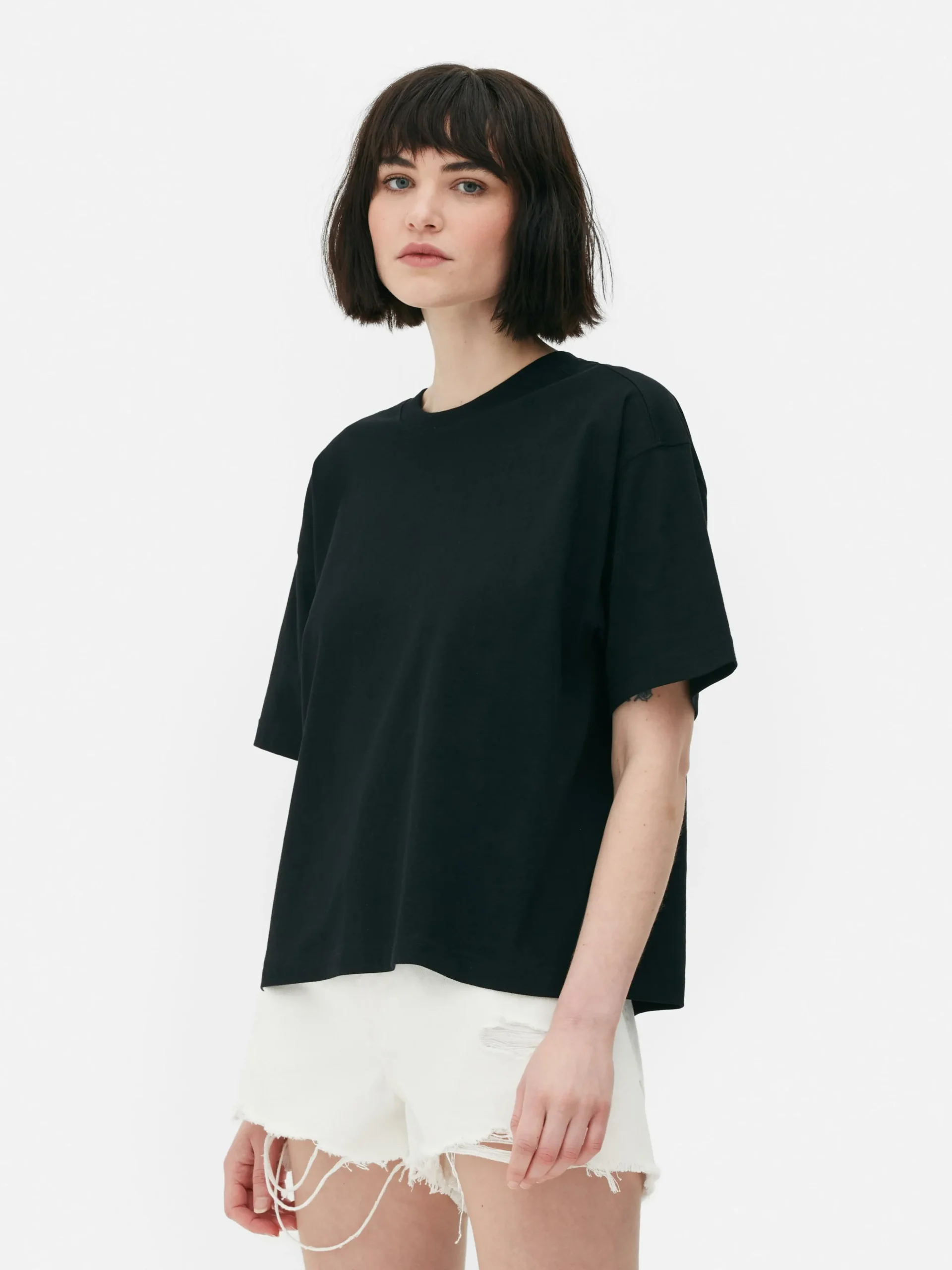 T-shirt Coupe Droite