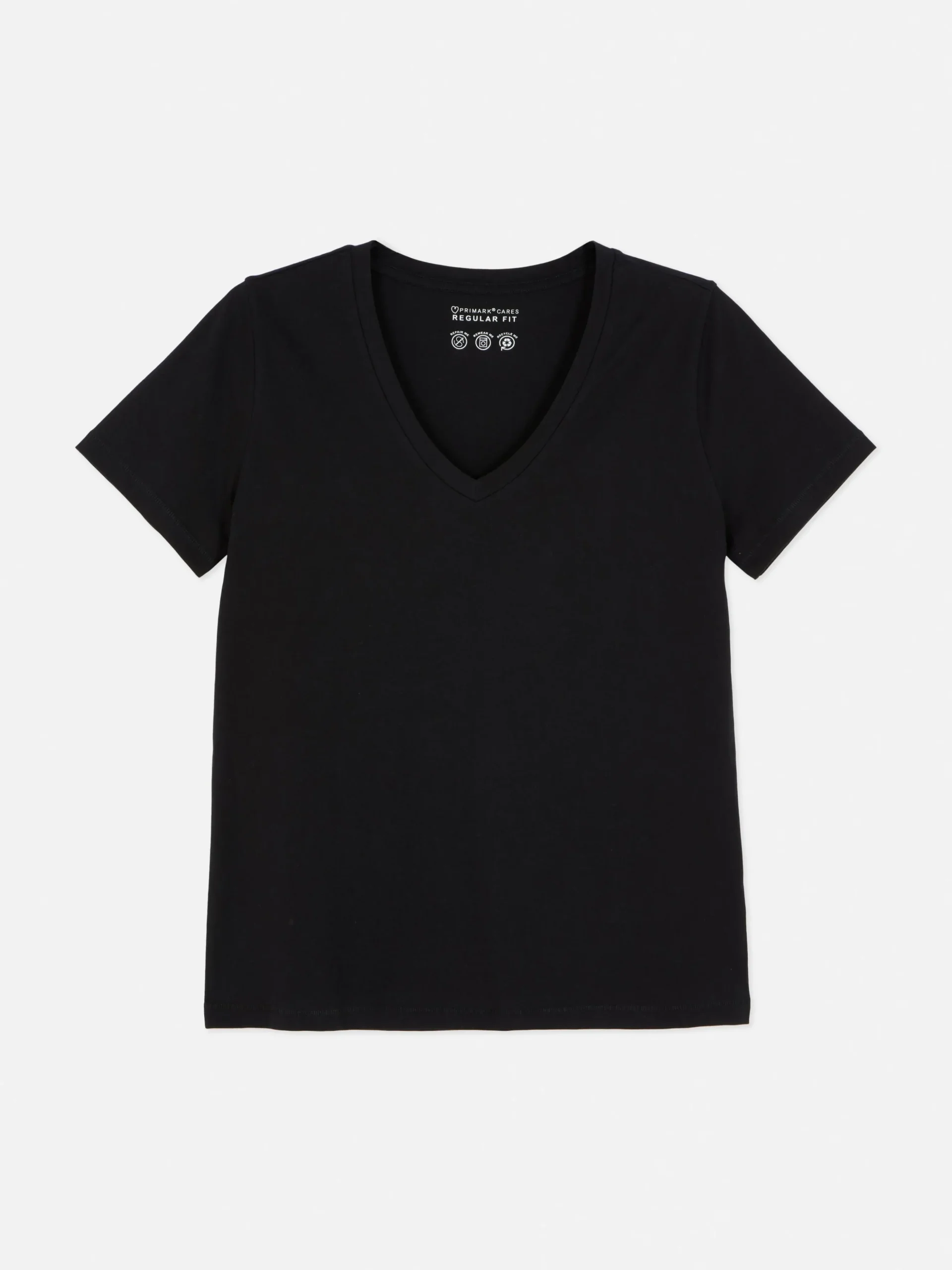 T-shirt Coupe Regular à Col En V