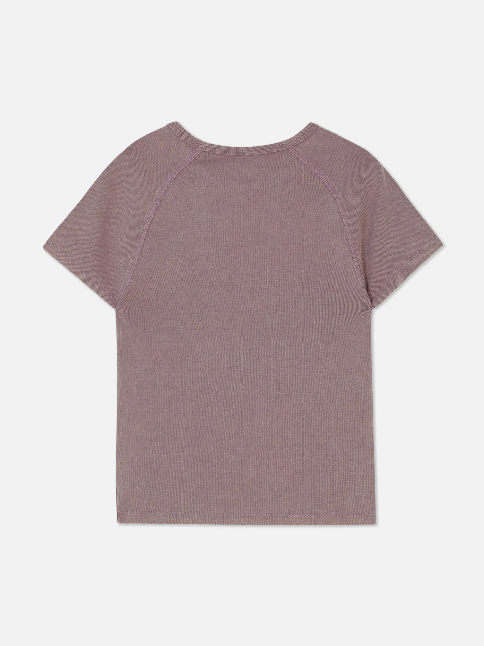 T-shirt Effet Délavé à Imprimé Papillons