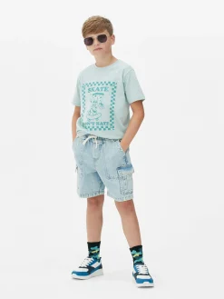T-shirt En Coton Graphique