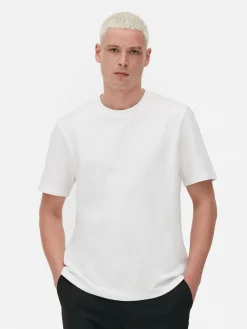 T-shirt En Maille Ottoman Côtelée