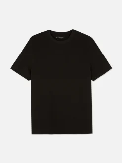 T-shirt En Maille Ottoman Côtelée