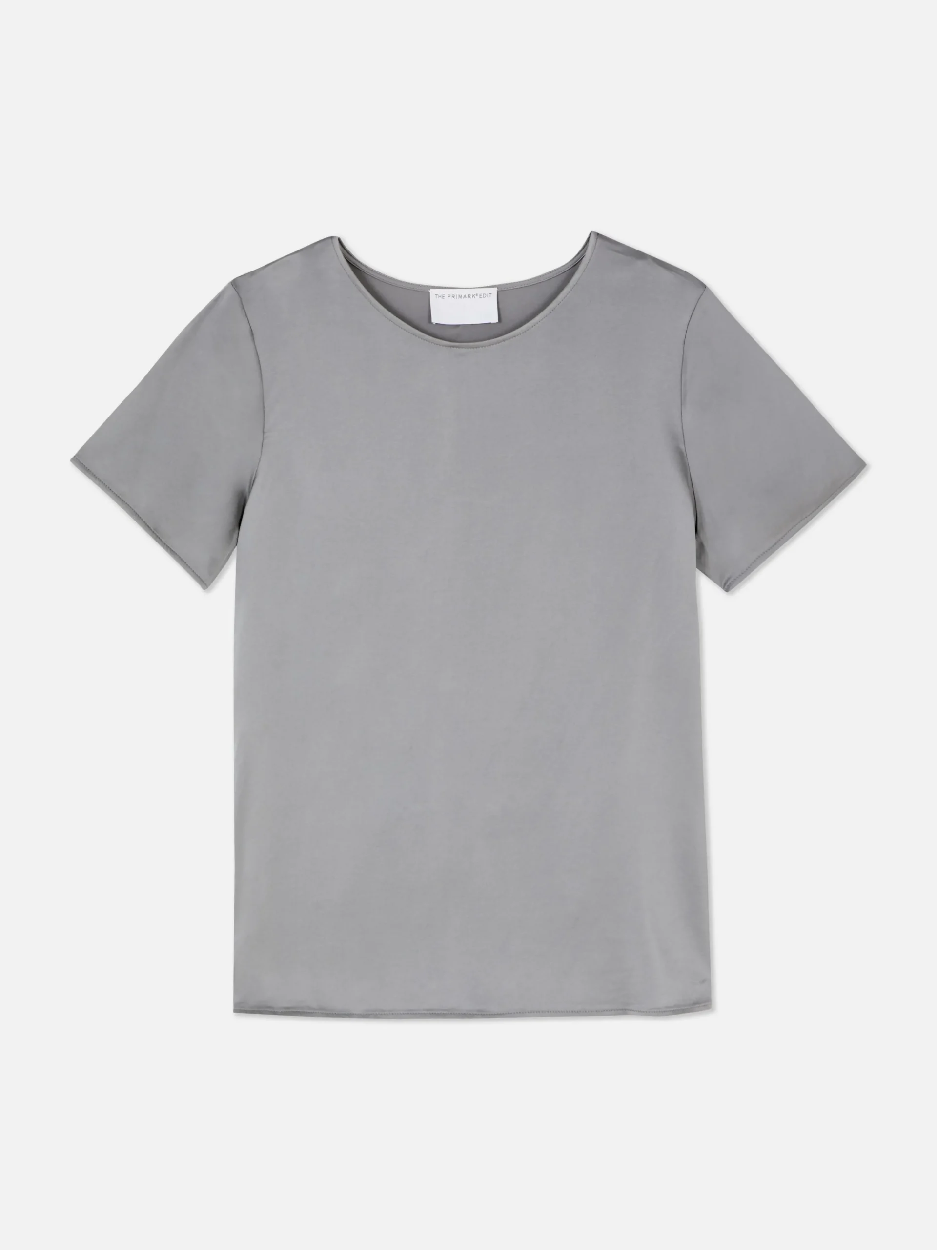 T-shirt En Satin à Manches Courtes The Edit