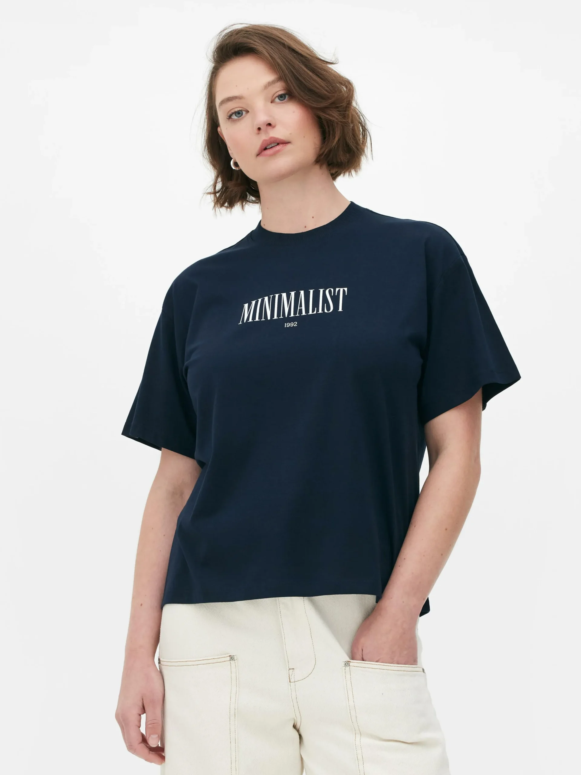 T-shirt Graphique à Coupe Décontractée