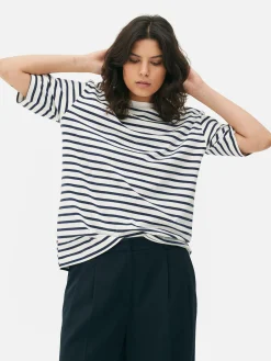 T-shirt Oversize à Manches Courtes