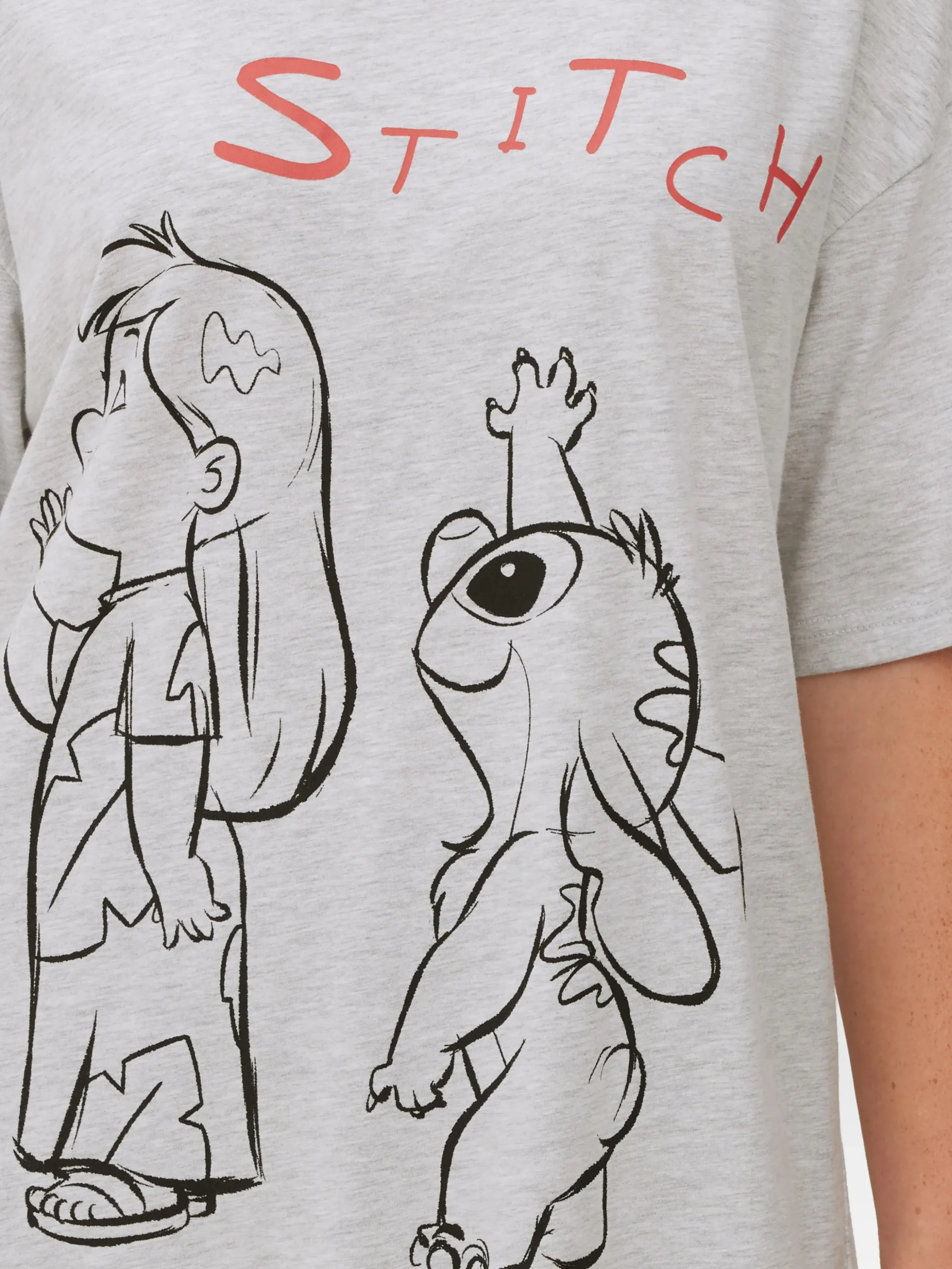 T-shirt Oversize Disney Lilo & Stitch