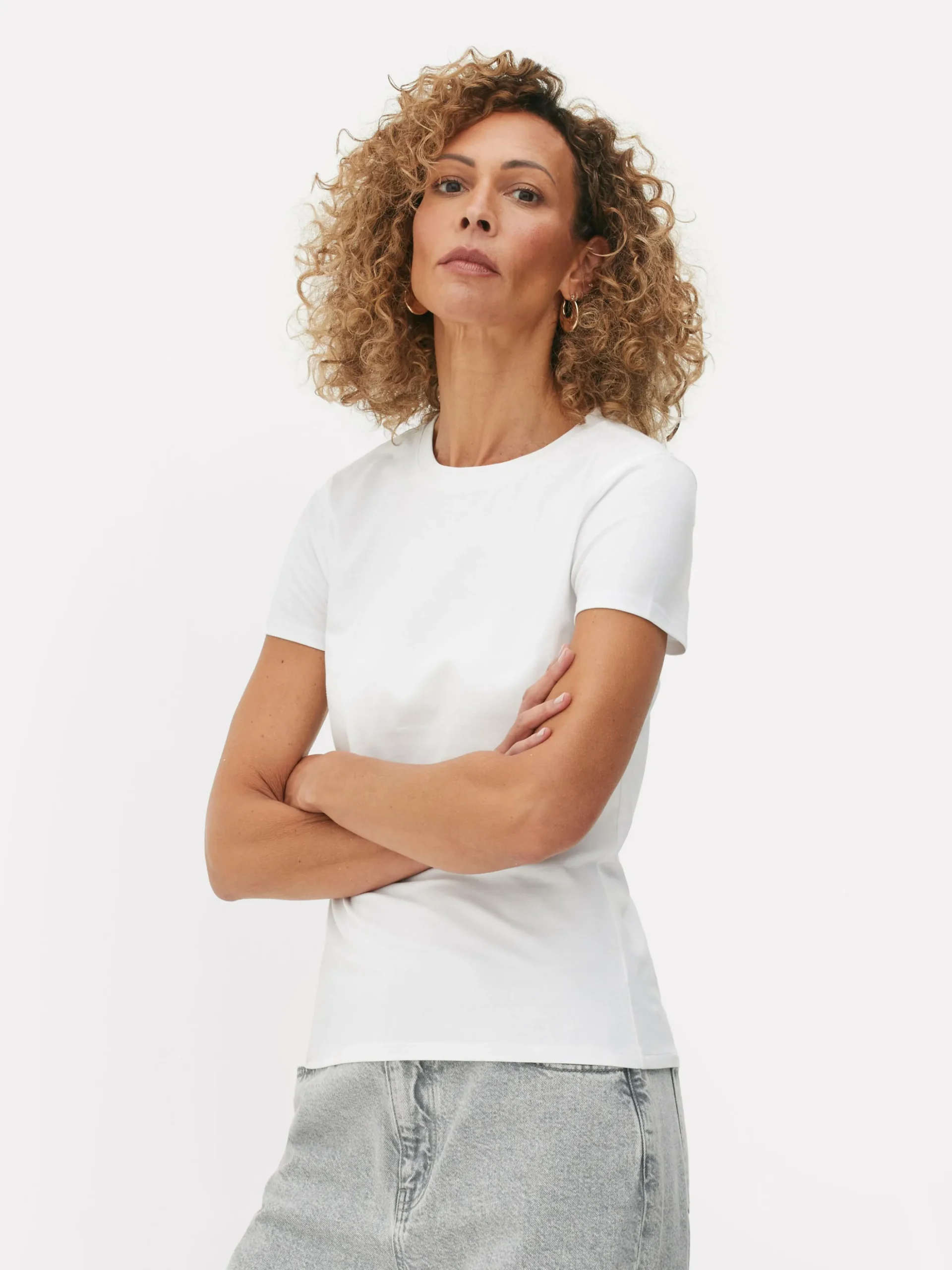 T-shirt Stretch Ras Du Cou