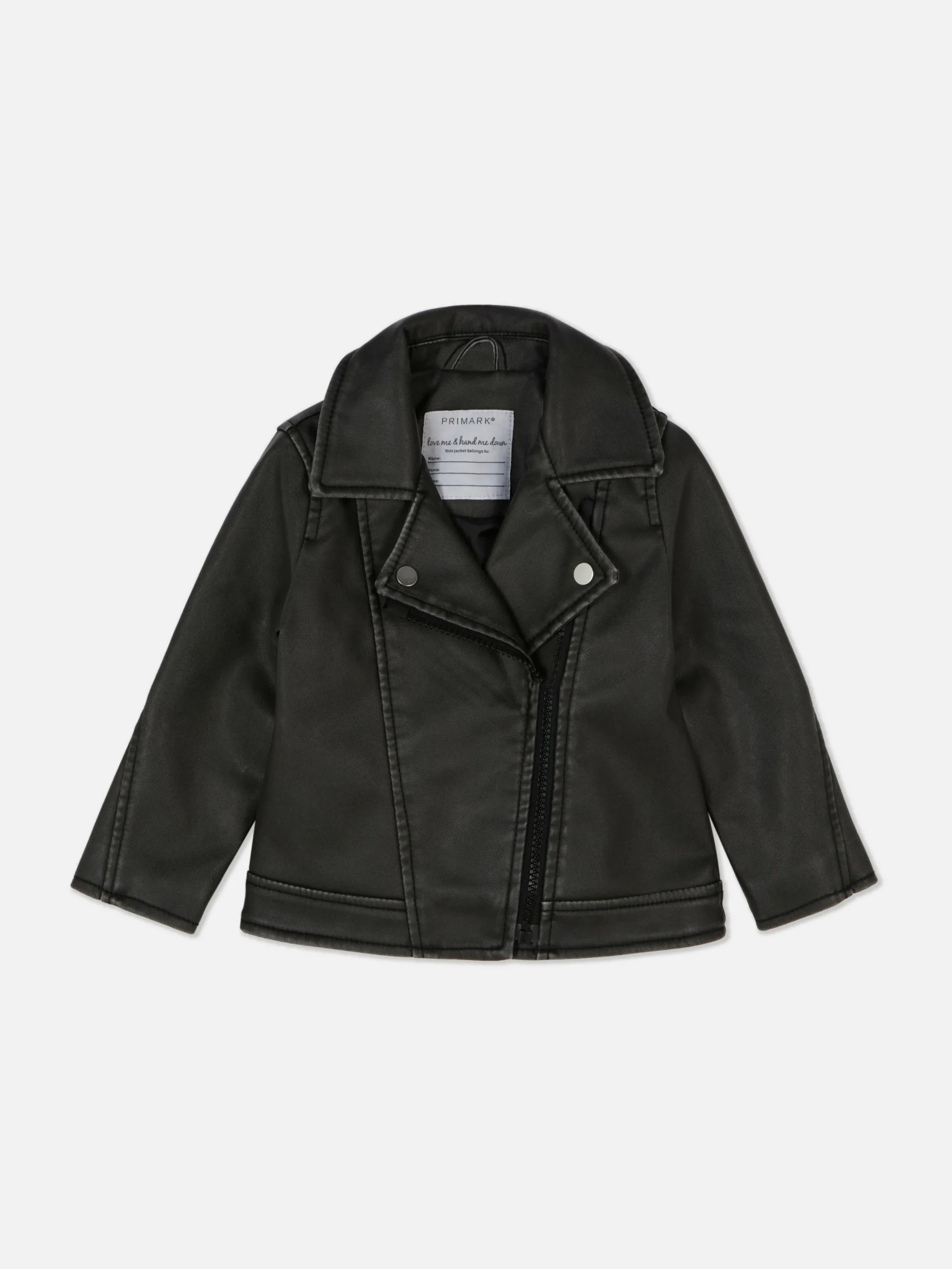 Veste De Motard En Simili Cuir