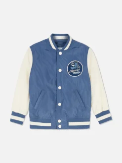 Veste De Style Universitaire à Motif Dinosaure