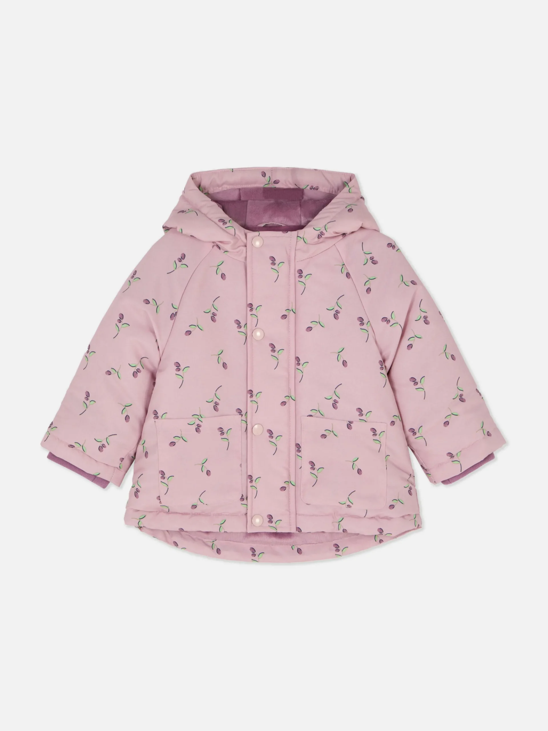 Veste Florale à Capuche