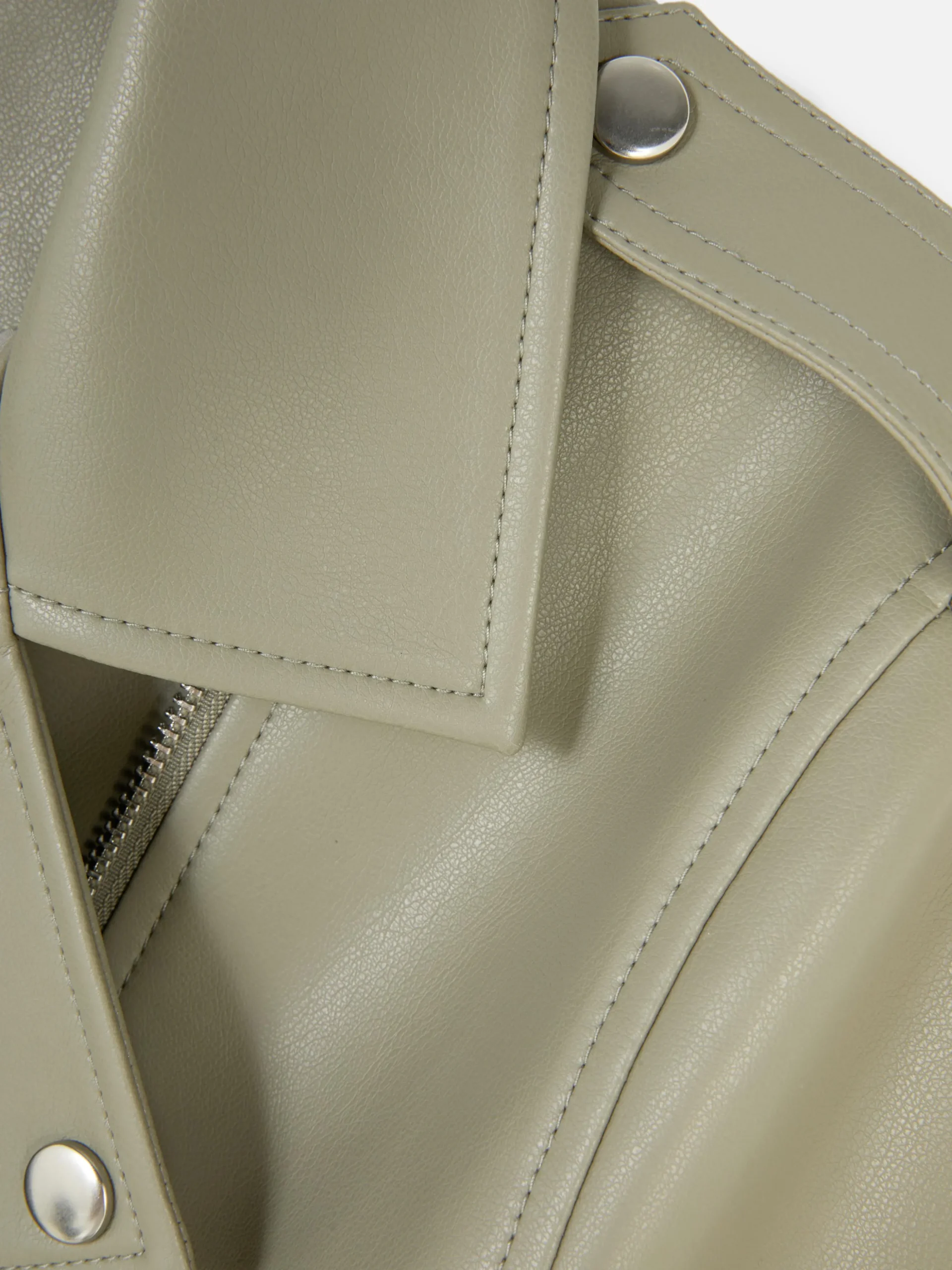Veste Motard En Simili Cuir Essential