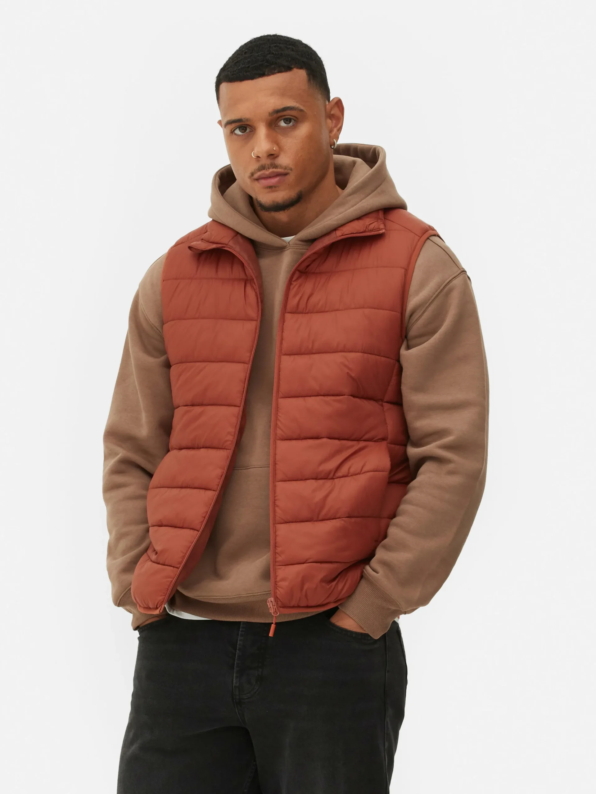 Veste Rembourrée Et Zippée Sans Manches