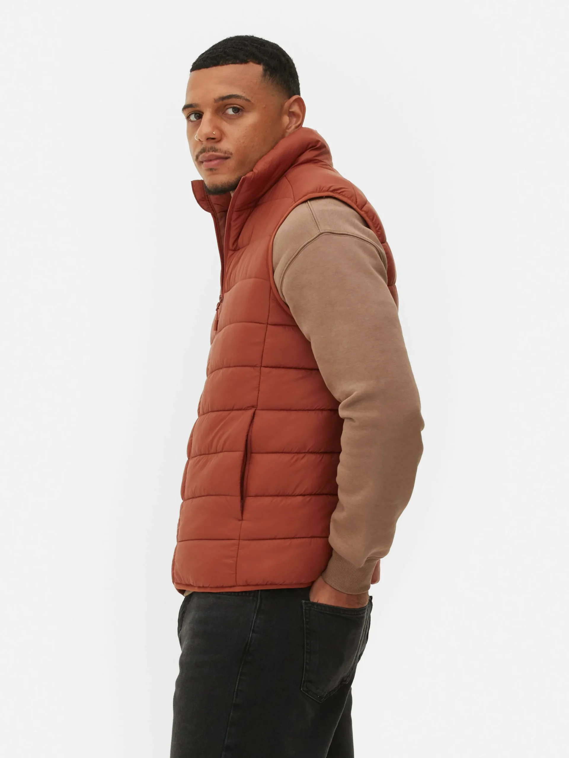 Veste Rembourrée Et Zippée Sans Manches