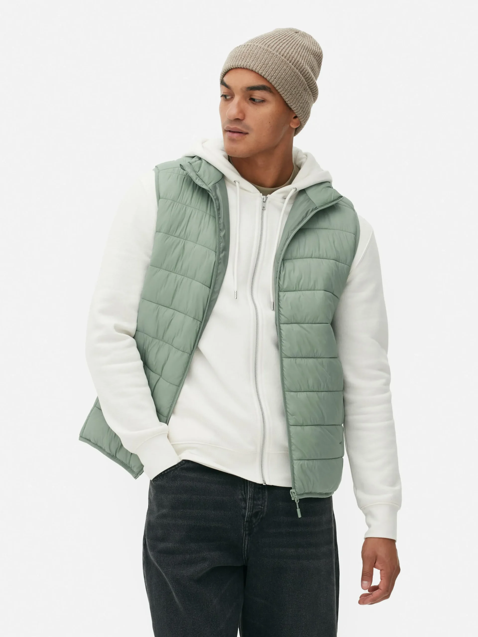 Veste Rembourrée Et Zippée Sans Manches